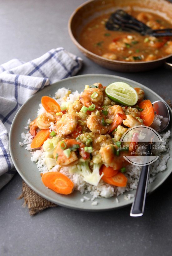 Resep Udang Saus Jahe Wijen JTT Resep Udang Saus Jahe Wijen JTT