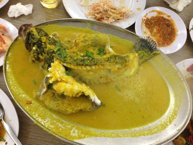 ikan laut steam nyonya