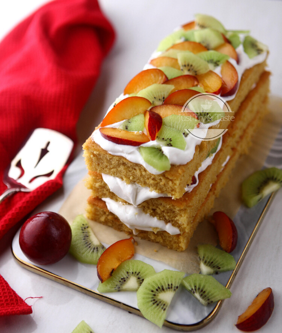 Resep Sponge Fresh Fruit Cake Resep Sponge Fresh Fruit Cake