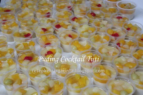Puding Cocktail Tuti