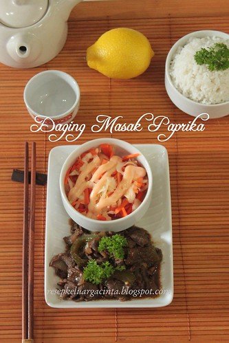 Daging Masak Paprika a la Keluarga Cinta
