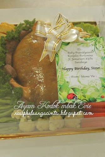 Ayam Kodok Pesanan mbak Evy, Palembang
