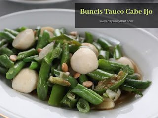 buncis tauco cabe ijo masakan indonesia