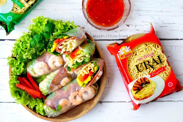 Vietnamese Spring Rolls (dengan mi Urai) Vietnamese Spring Rolls (dengan mi Urai)