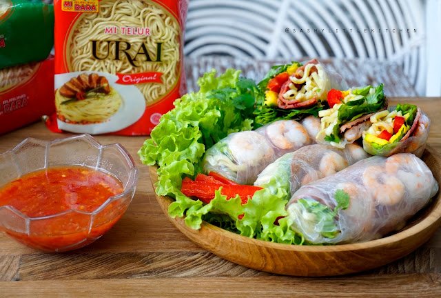 Vietnamese Spring Rolls (dengan mi Urai) Vietnamese Spring Rolls (dengan mi Urai)