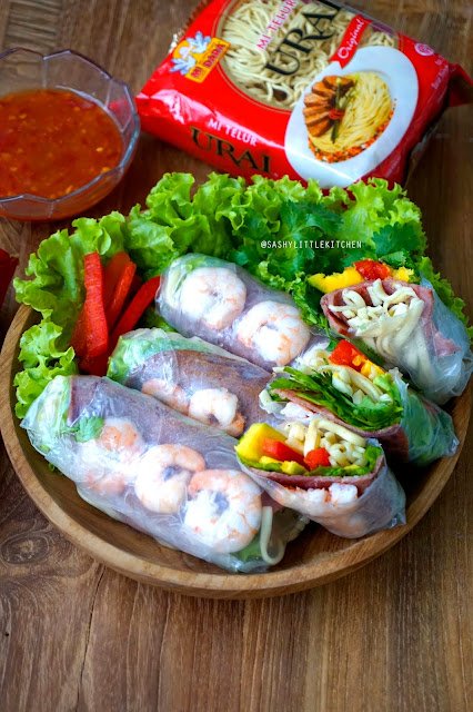 Vietnamese Spring Rolls (dengan mi Urai) Vietnamese Spring Rolls (dengan mi Urai)