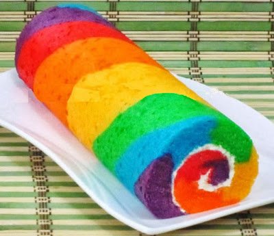 Resep Bolu Gulung Rainbow Enak Lembut Spesial Resep Bolu Gulung Rainbow Enak Lembut Spesial