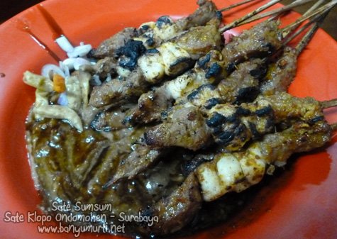 Kuliner Surabaya - Sate Klopo Ondomohen