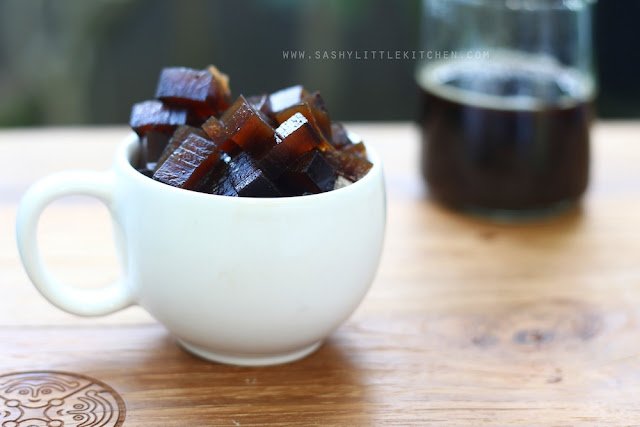 Vietnamese Jelly Ice Coffee (Es Kopi Vietnam dengan Jelly Kopi)