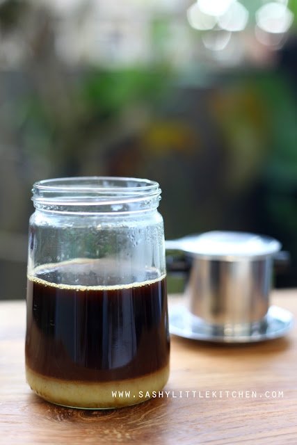Vietnamese Jelly Ice Coffee (Es Kopi Vietnam dengan Jelly Kopi)