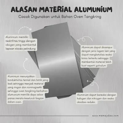 kelebihan aluminium untuk material oven tangkring