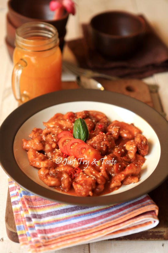 resep ayam saus jeruk JTT resep ayam saus jeruk JTT