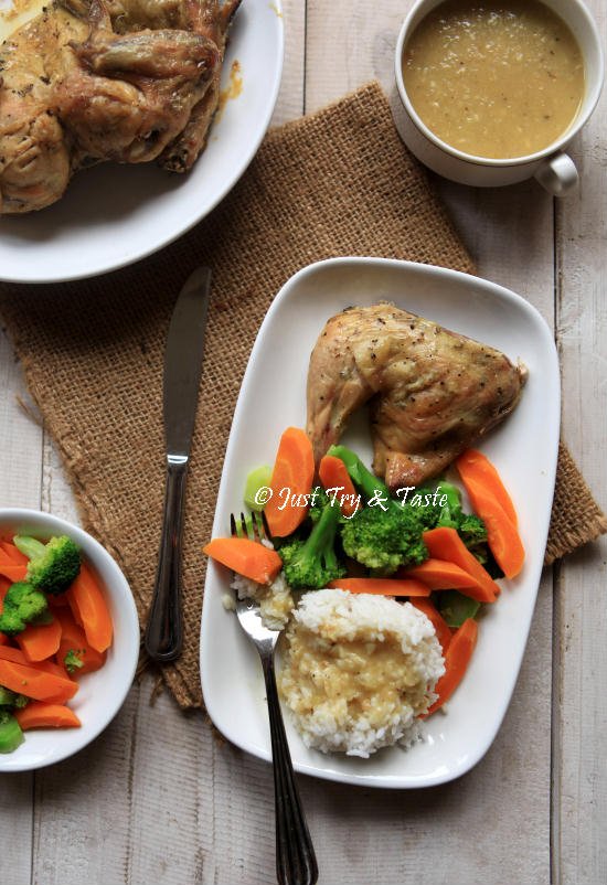 Resep Ayam Panggang Utuh dengan Gravy JTT Resep Ayam Panggang Utuh dengan Gravy JTT