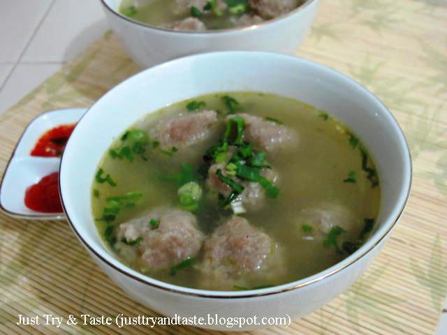 Resep Homemade Bakso Kuah Daging Sapi JTT Resep Homemade Bakso Kuah Daging Sapi JTT