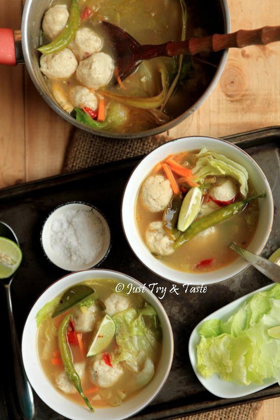 resep bakso ikan homemade dengan kuah asam pedas resep bakso ikan homemade dengan kuah asam pedas