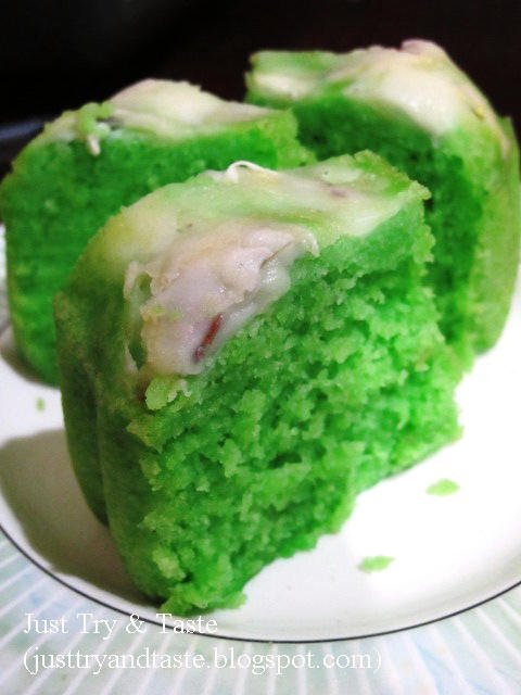 Resep Cake Kukus Kelapa Pandan JTT Resep Cake Kukus Kelapa Pandan JTT