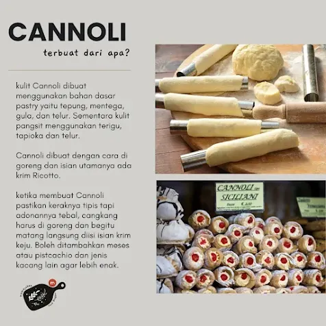 cannoli terbuat dari