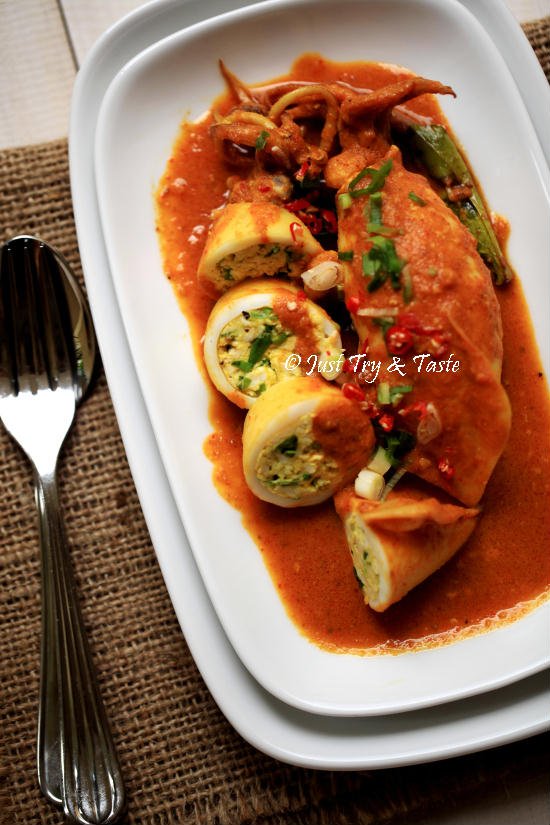 Resep Kalio Cumi-Cumi Isi Tahu Telur JTT Resep Kalio Cumi-Cumi Isi Tahu Telur JTT