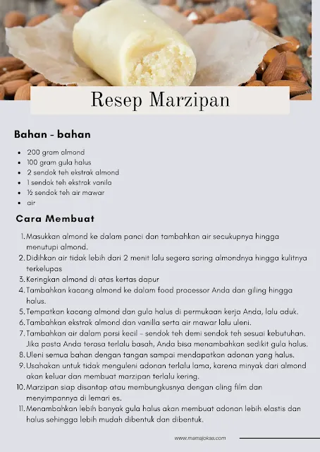 resep marzipan asli jerman