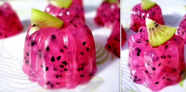 Resep Puding Buah Naga Merah Sederhana Resep Puding Buah Naga Merah Sederhana