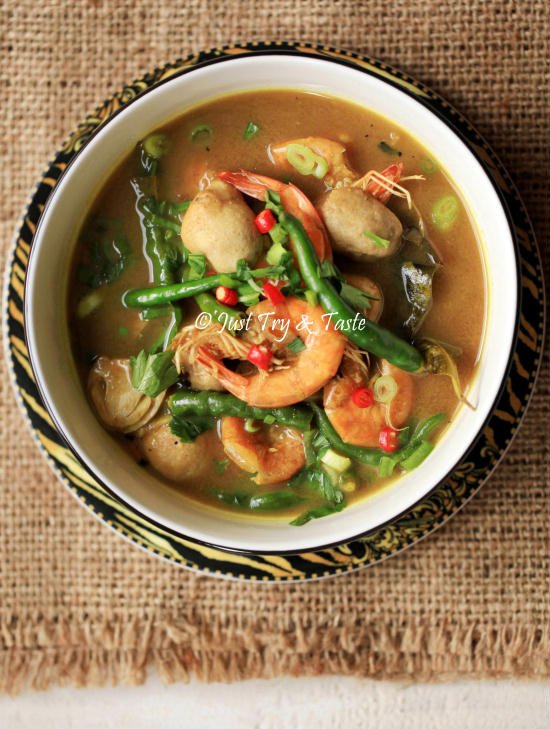 Resep Sayur Asam Udang, Jamur dan Cabai Hijau JTT Resep Sayur Asam Udang, Jamur dan Cabai Hijau JTT
