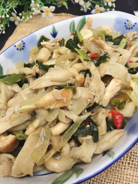 tumis jamur tiram pedas resep masakan