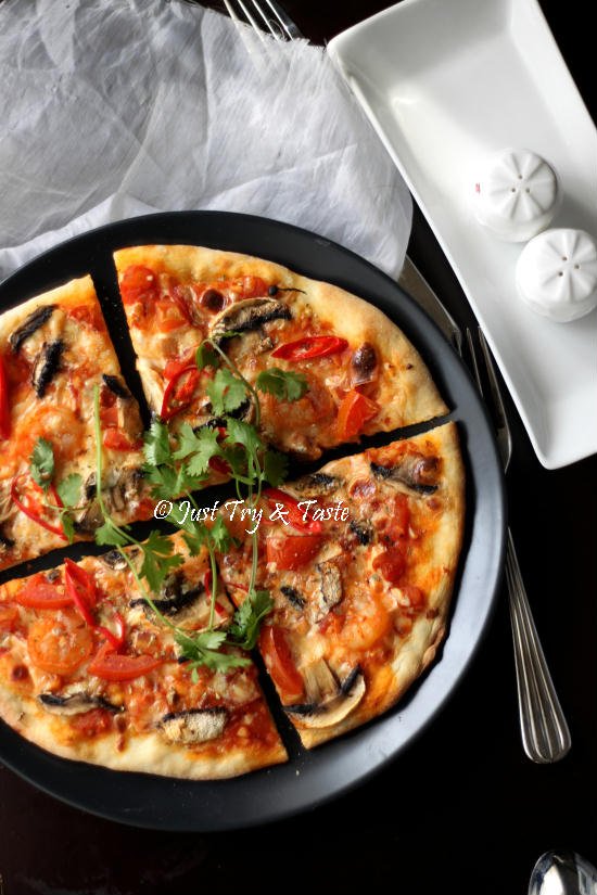 Resep Vegetarian Pizza Jamur dengan Simple Sauce Resep Vegetarian Pizza Jamur dengan Simple Sauce