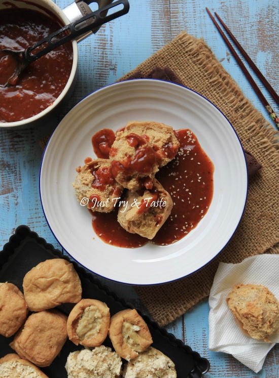 Resep Yong Tau Foo dengan Saus Pedas Asam Manis Resep Yong Tau Foo dengan Saus Pedas Asam Manis